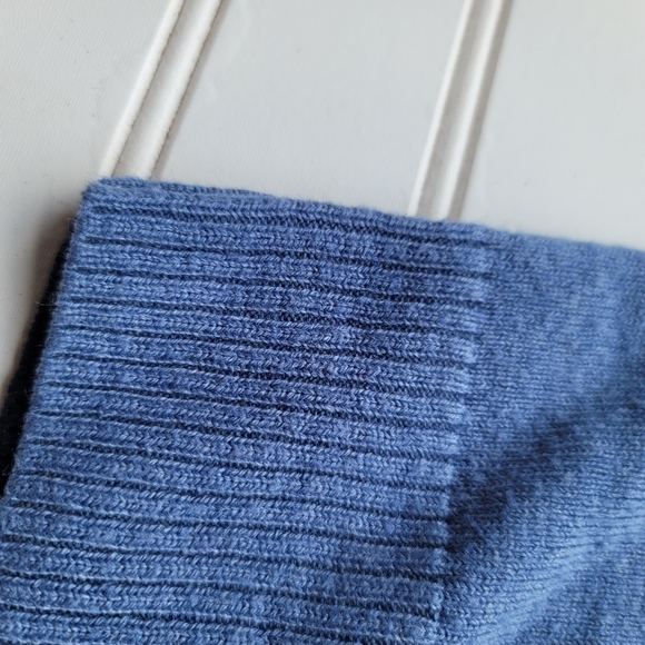 U.S. Polo Assn Navy Blue Men's Striped  Pullover crew Neck Sweater Size L - Picture 7 of 8